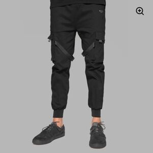 Blvck Paris Tokyo Pants Soft Elastic Denim  Men Sz XS Hip Hop Active Jogger